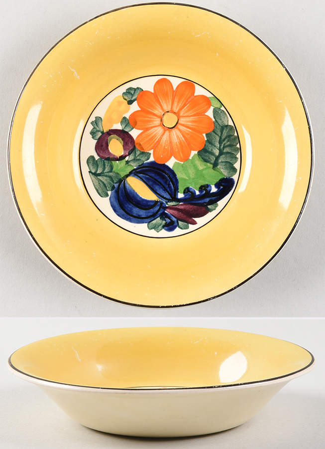 Cretonne Yellow Fruit/Dessert (Sauce) Bowl by Adams China-1