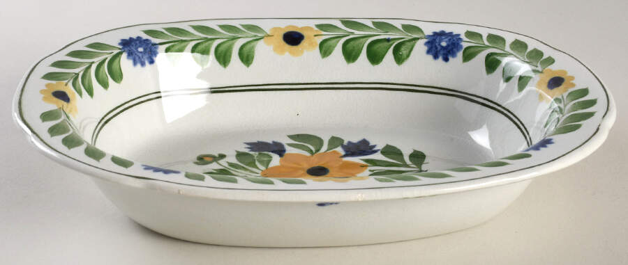 Orleans 9" Oval Vegetable Bowl by Adams China-1