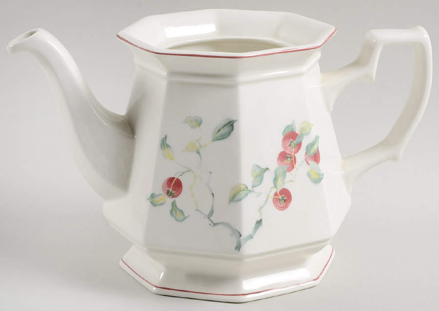 Persimmon Teapot No Lid by Adams China-1