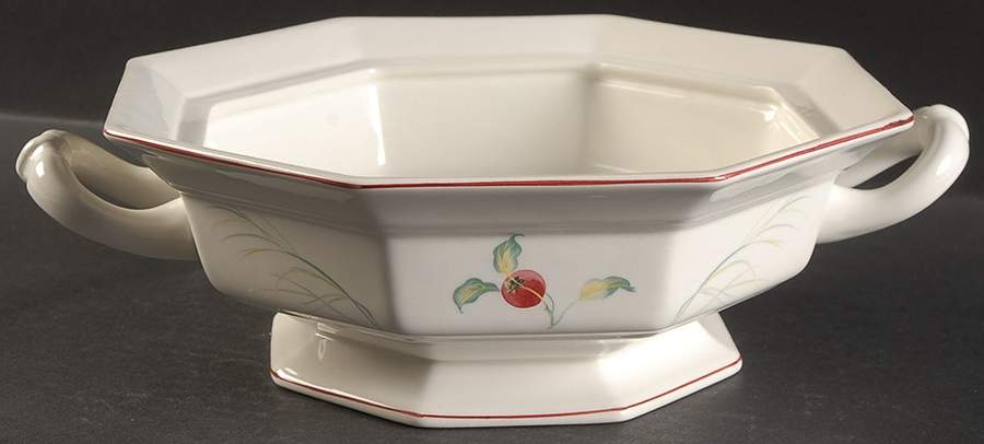 Persimmon Round Vegetable No Lid by Adams China-1