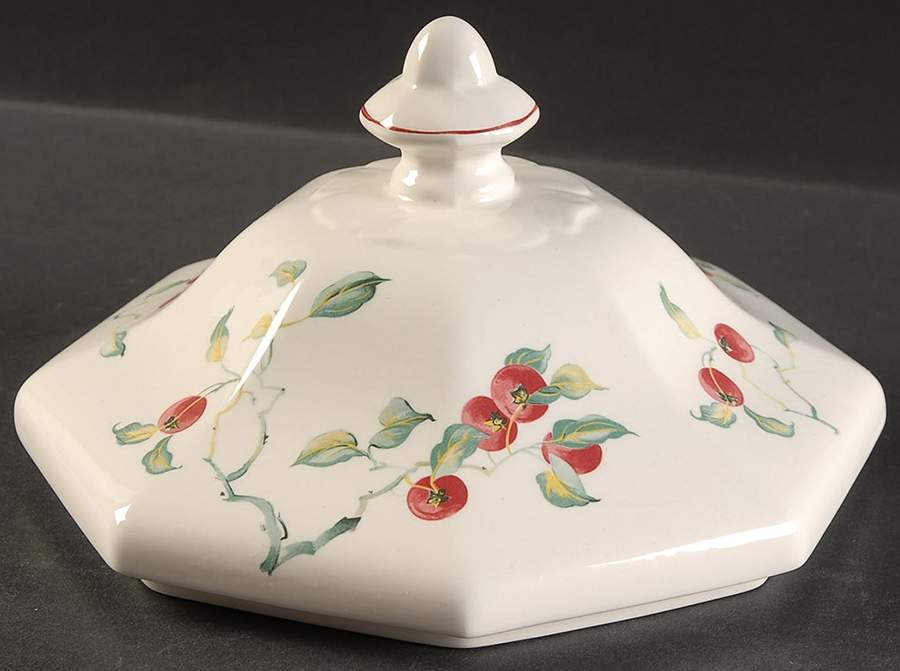 Persimmon Lid for Round Vegetable by Adams China-1