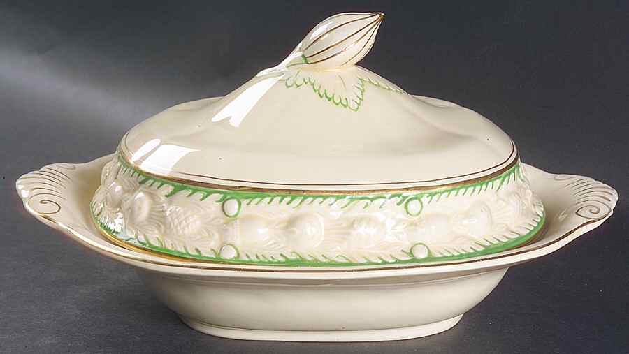 The Perugia Oval Covered Vegetable by Adams China-1