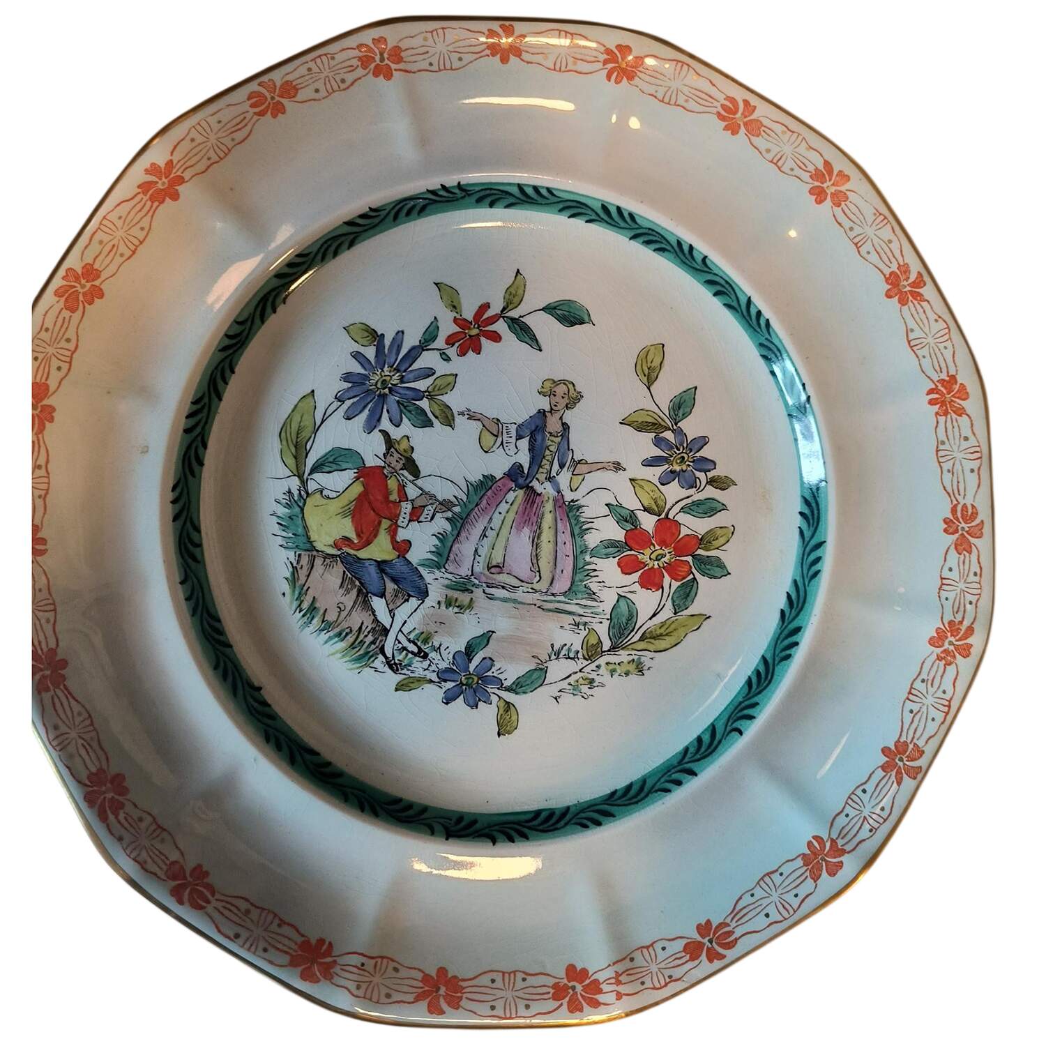 The Piper Dinner Plate by Adams China-1