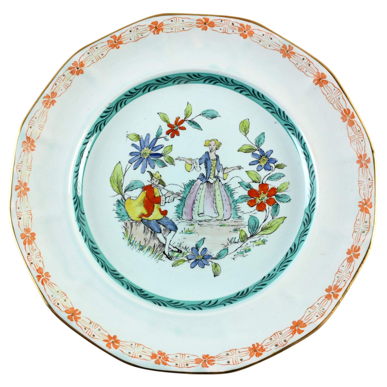 The Piper Dinner Plate by Adams China-1