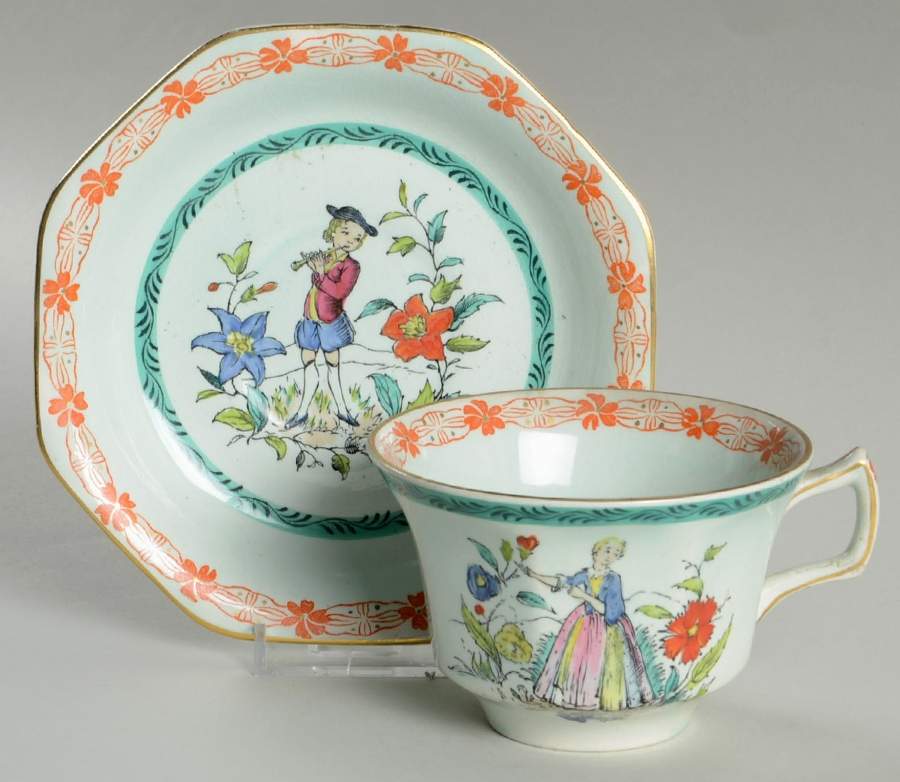 The Piper Oversized Cup & Saucer Set by Adams China-1