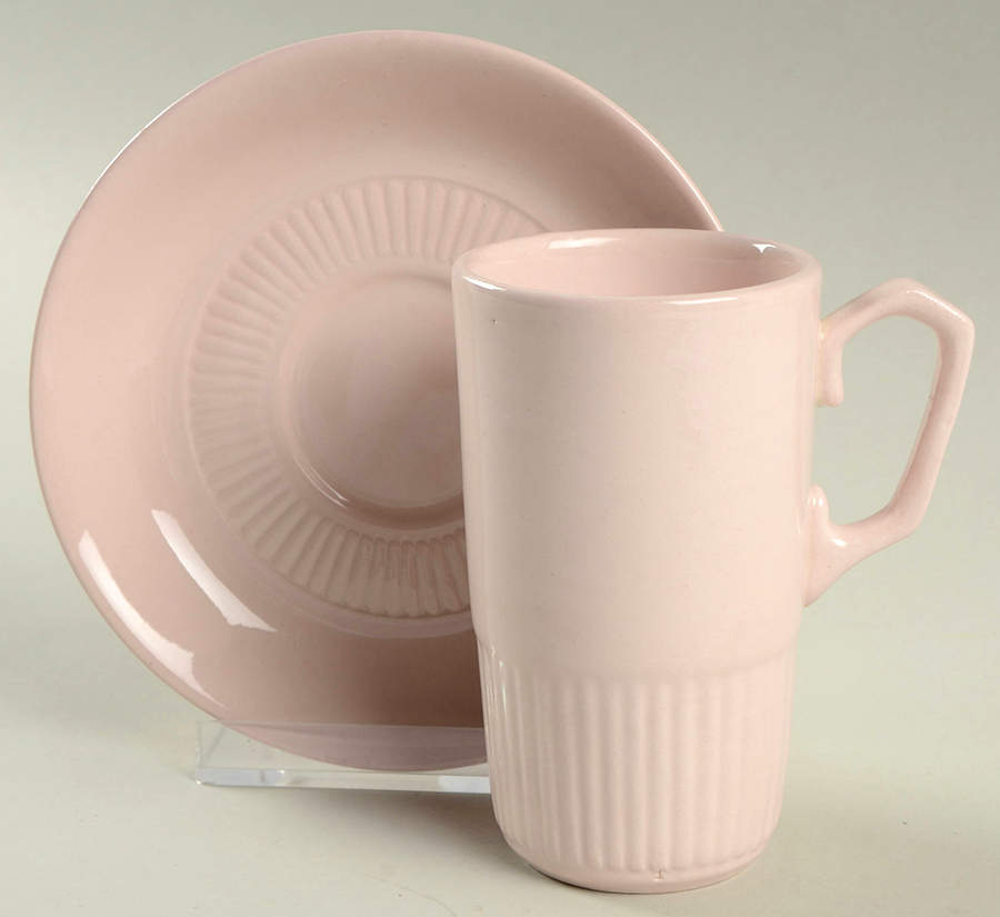 Princess Pink Irish Coffee Cup and Saucer Set by Adams China-1