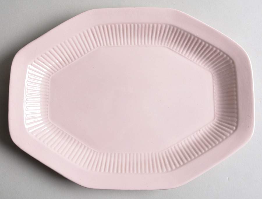 Princess Pink 11" Oval Serving Platter by Adams China-1