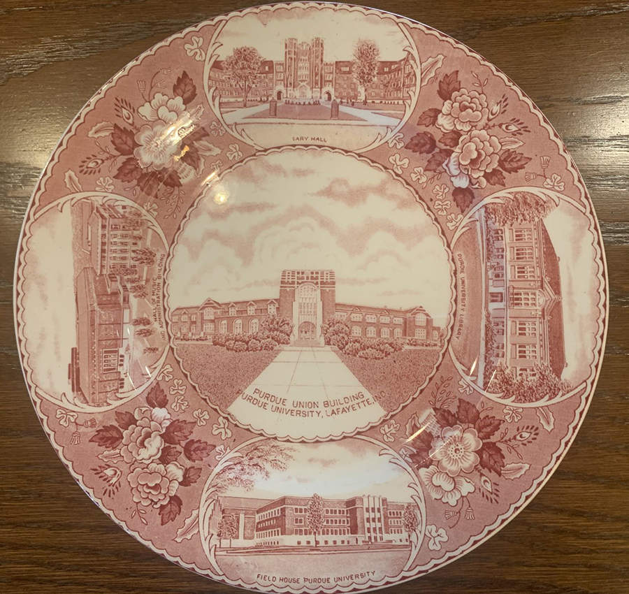 Purdue Dinner Plate by Adams China-1