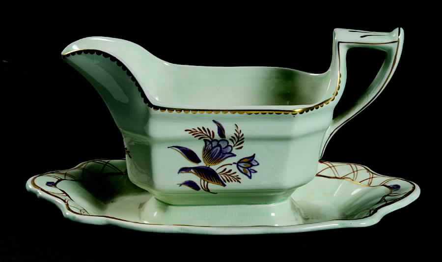 Regent Gravy Boat with Attached Underplate by Adams China-1