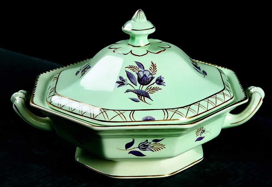 Regent Octagonal Covered Vegetable by Adams China-1