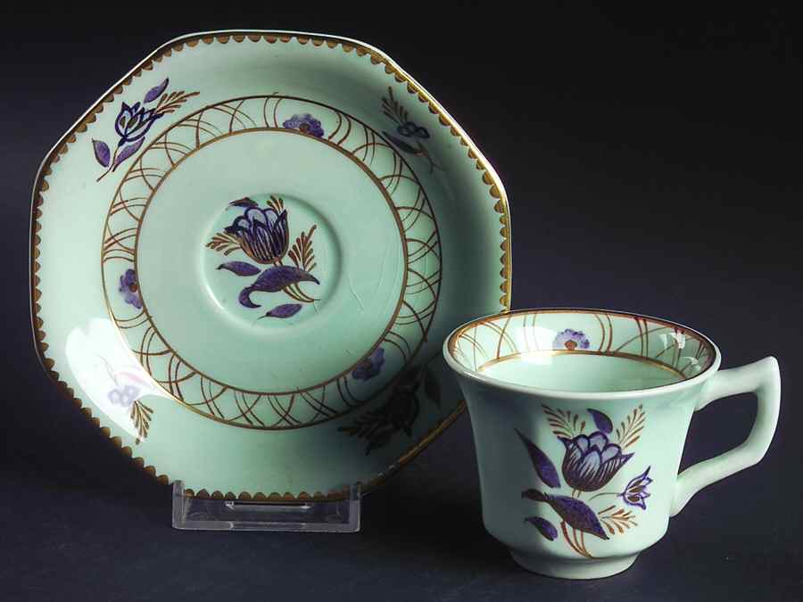 Regent Flat Demitasse Cup & Saucer Set by Adams China-1