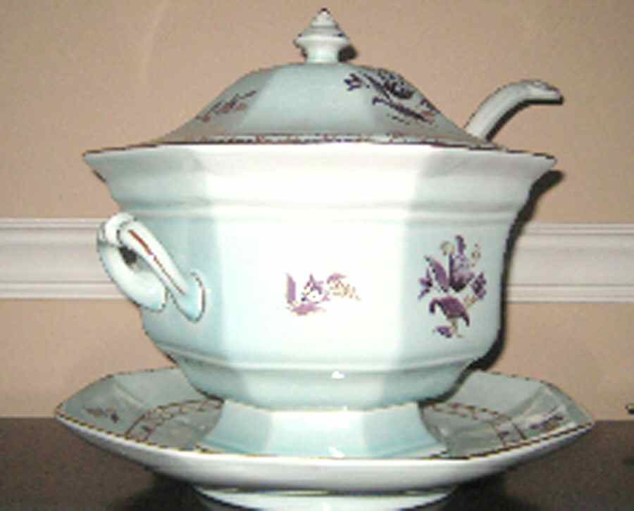 Regent Tureen & Lid w/Ladle & Underplate by Adams China-1