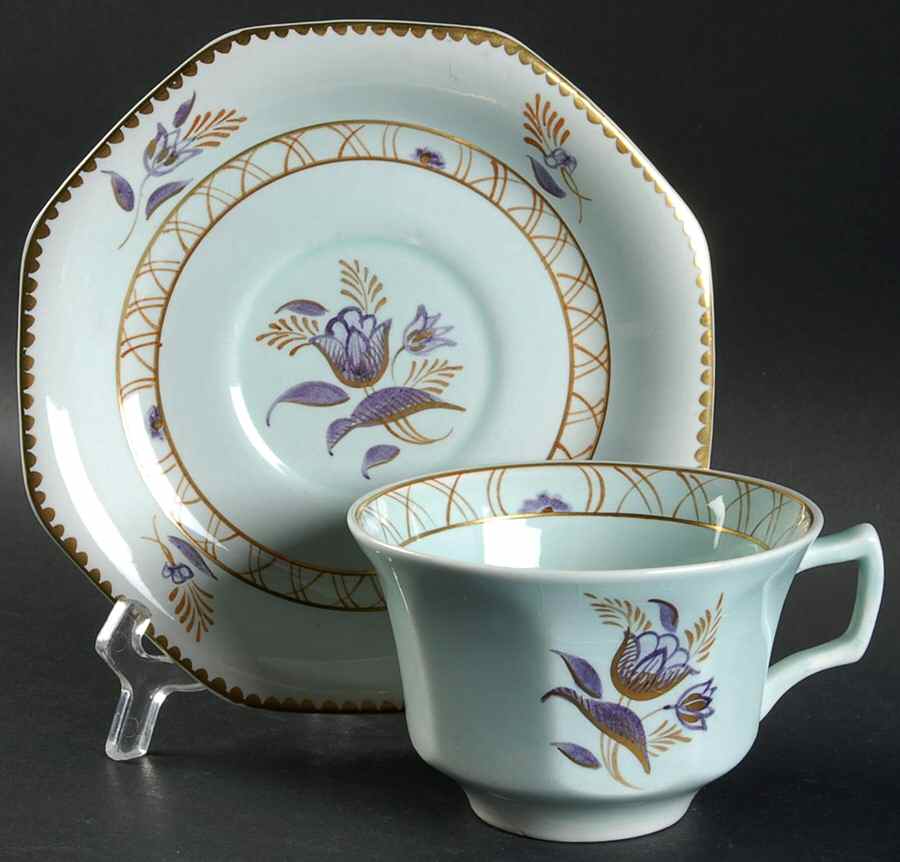 Regent Oversized Cup & Saucer Set by Adams China-1
