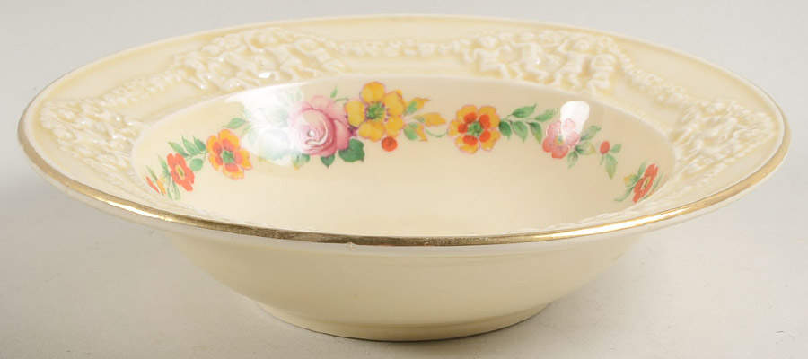 Rose of Italy Rim Cereal Bowl by Adams China-1
