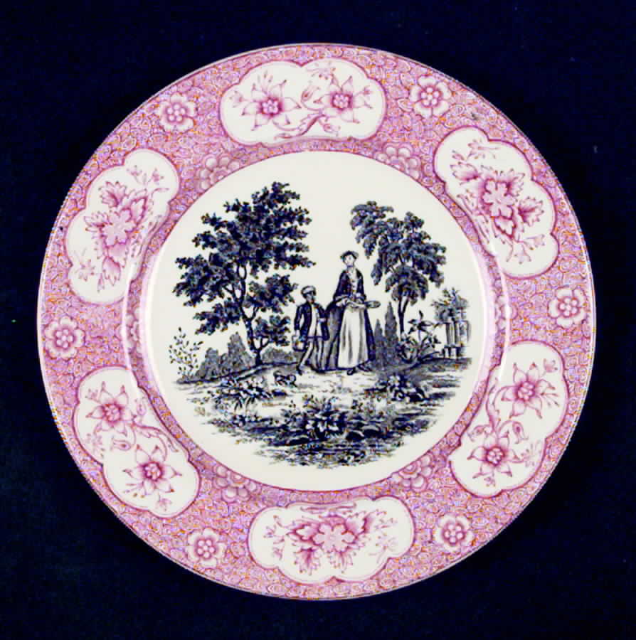 Rose Terrace Bread & Butter Plate by Adams China-1