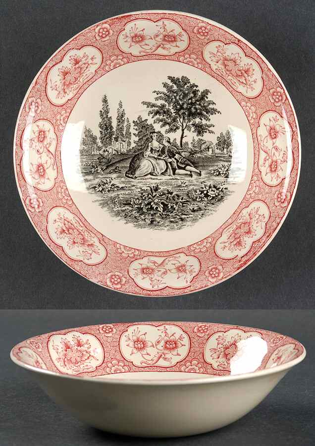 Rose Terrace Coupe Cereal Bowl by Adams China-1