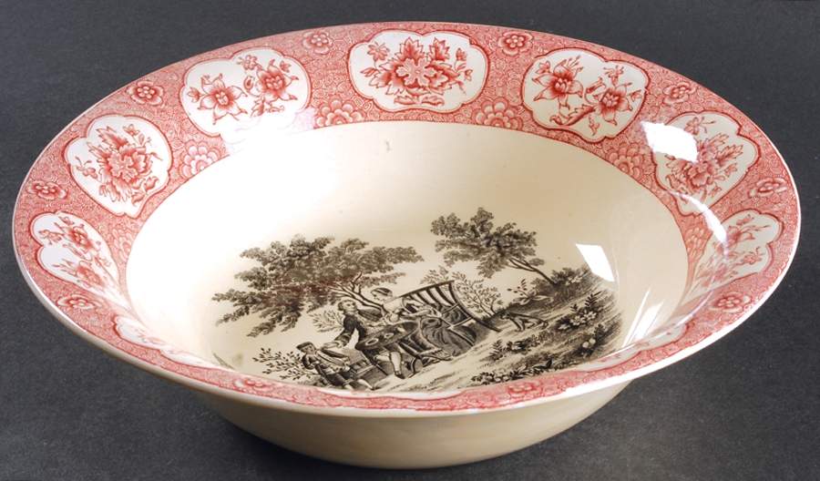 Rose Terrace 9" Round Vegetable Bowl by Adams China-1