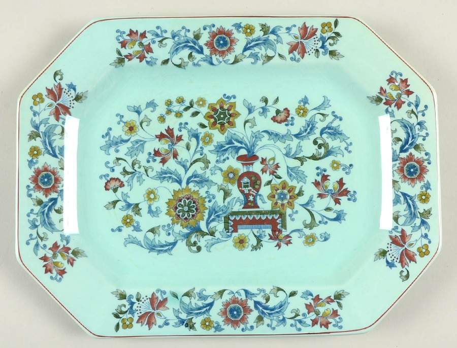 Saraband 12" Oval Serving Platter by Adams China-1
