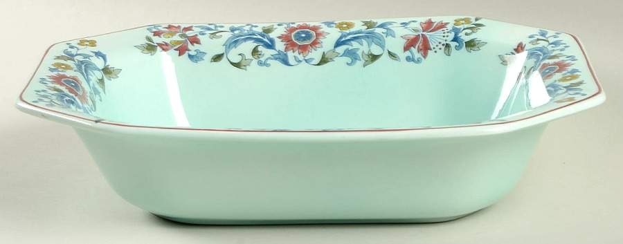Saraband 9" Oval Vegetable Bowl by Adams China-1
