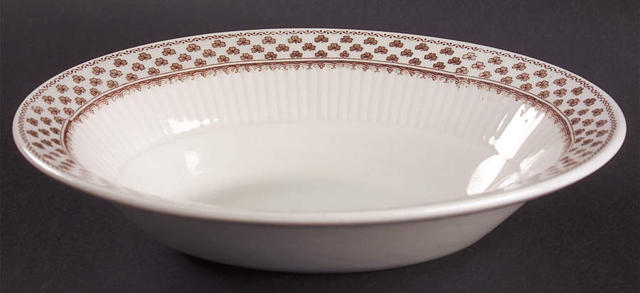 Sharon (Adams Backstamp) 9" Oval Vegetable Bowl by Adams China-1
