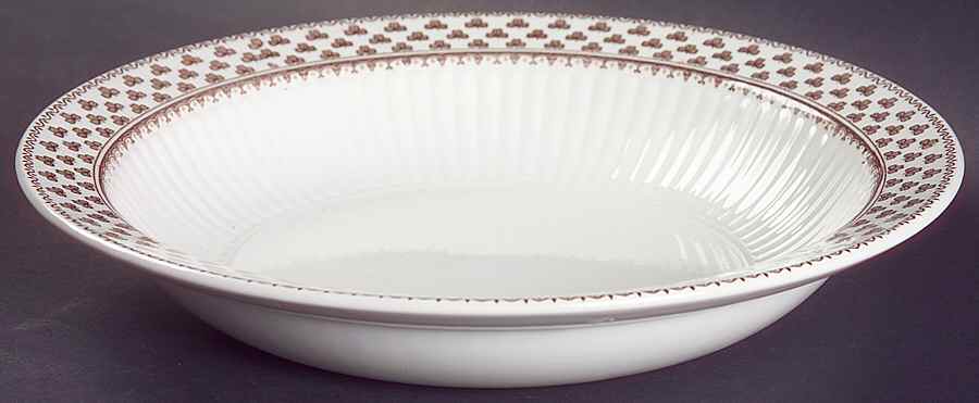Sharon (Adams Backstamp) Large Rim Soup Bowl by Adams China-1