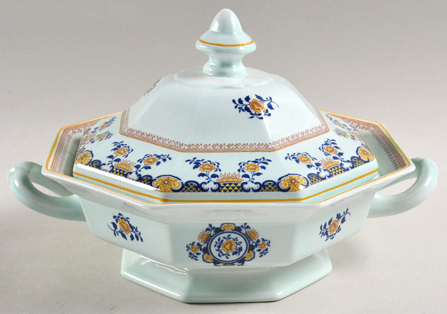 Shalimar Round Covered Vegetable by Adams China-1