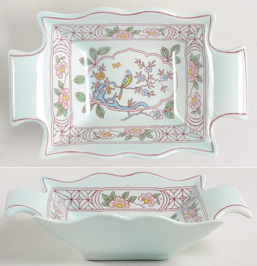 Singapore Bird (Newer Backstamp) 6" Bon Bon by Adams China-1