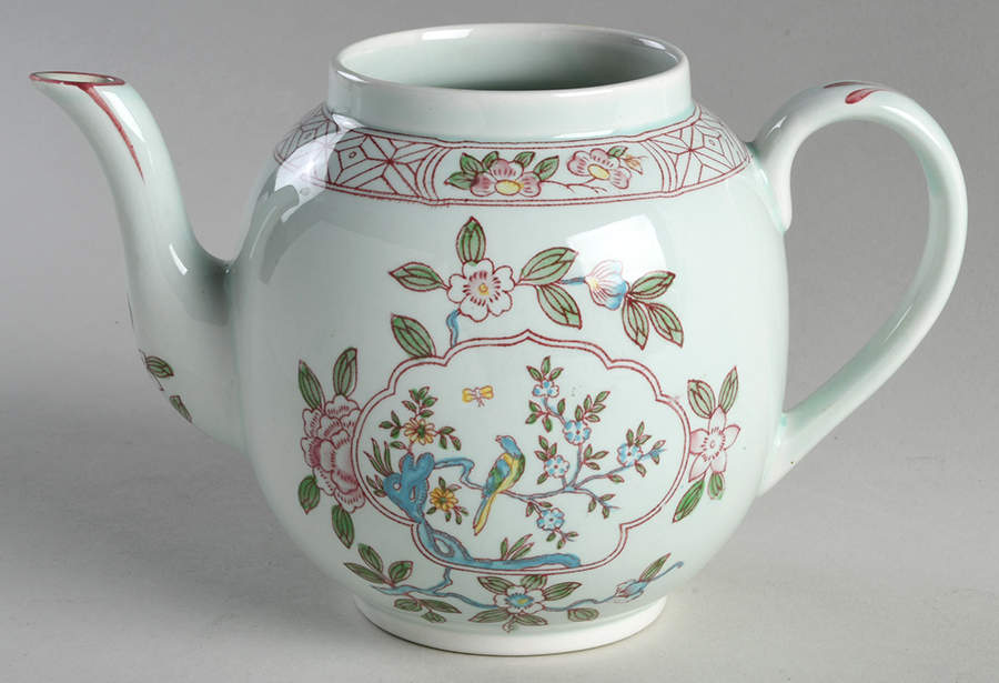Singapore Bird (Newer Backstamp) Teapot No Lid by Adams China-1