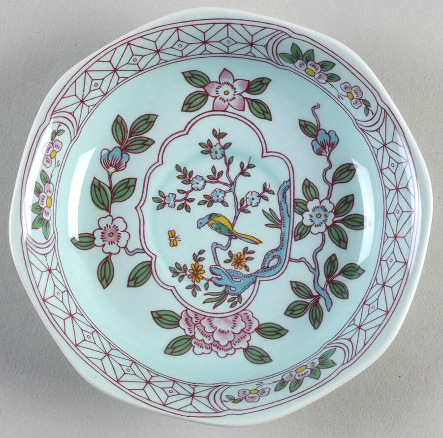 Singapore Bird (Newer Backstamp) Saucer by Adams China-1