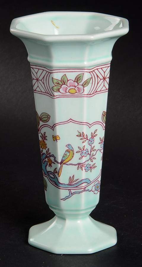 Singapore Bird (Newer Backstamp) Bud Vase by Adams China-1
