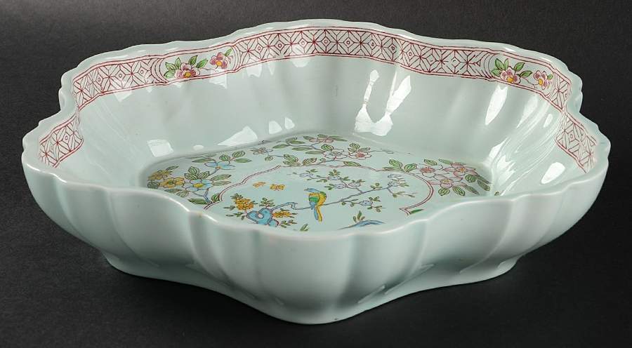 Singapore Bird (Newer Backstamp) 10" Melon Bowl by Adams China-1