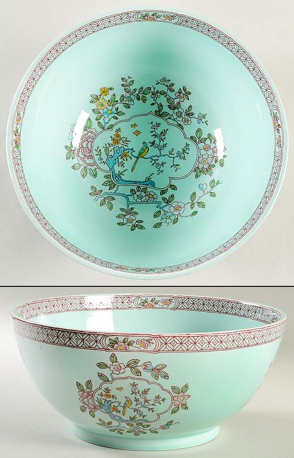 Singapore Bird (Newer Backstamp) 10" Chinese Bowl by Adams China-1