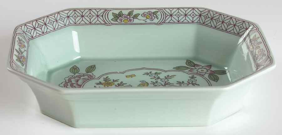 Singapore Bird (Newer Backstamp) Entree Dish by Adams China-1