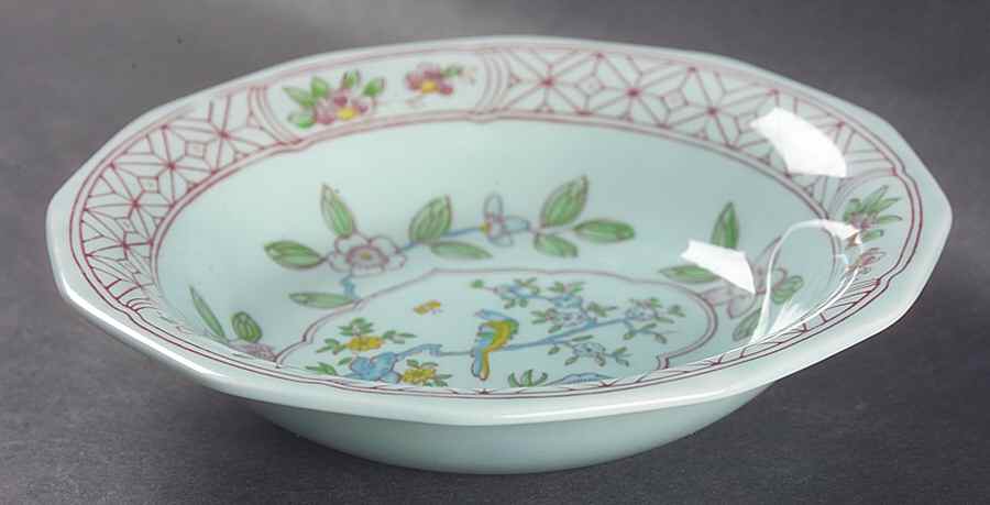 Singapore Bird (Newer Backstamp) Fruit/Dessert (Sauce) Bowl by Adams China-1