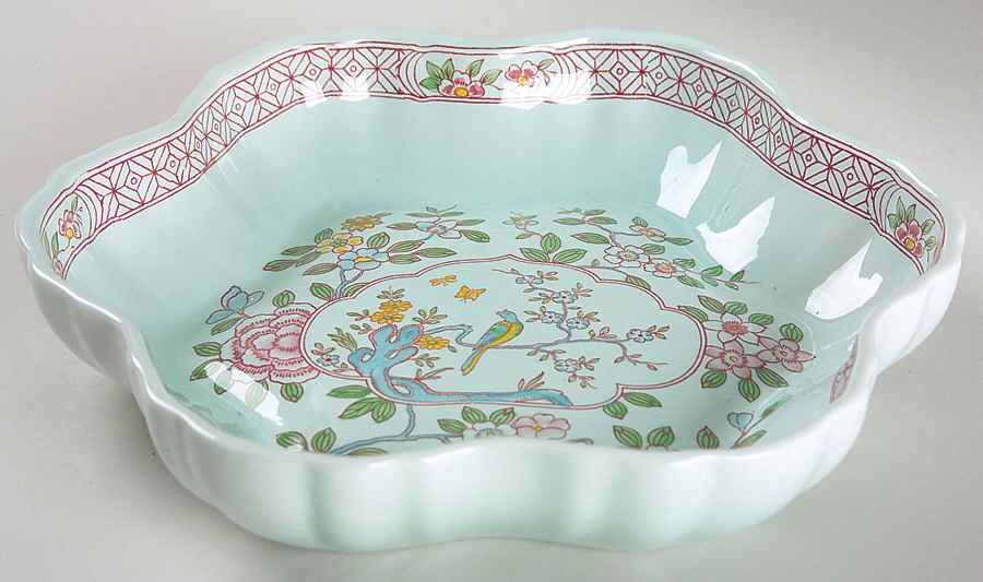 Singapore Bird (Newer Backstamp) 9" Melon Bowl by Adams China-1