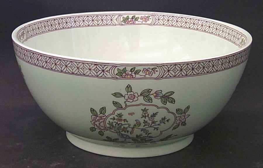Singapore Bird (Newer Backstamp) 8" Salad Serving Bowl by Adams China-1