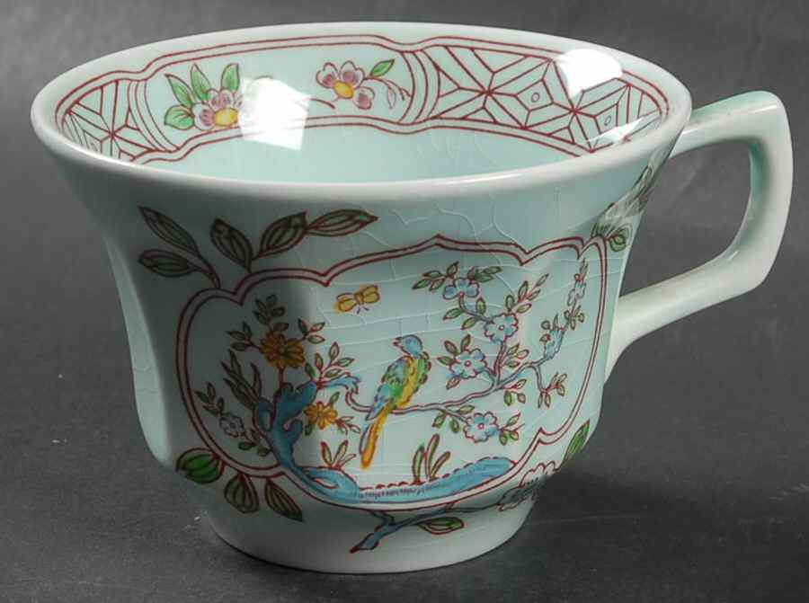 Singapore Bird (Newer Backstamp) Flat Cup by Adams China-1