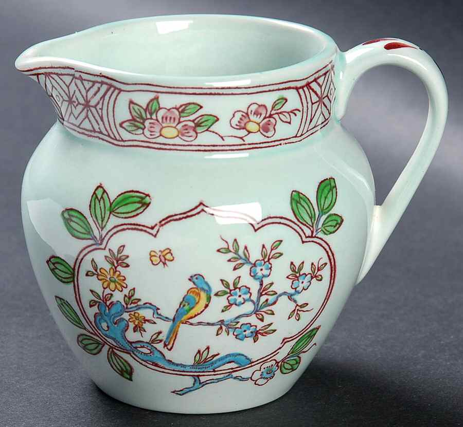 Singapore Bird (Newer Backstamp) Mini Creamer by Adams China-1