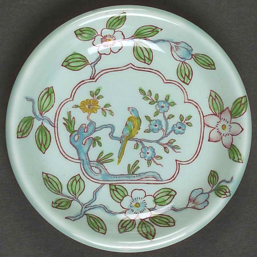 Singapore Bird (Newer Backstamp) Butter Pat by Adams China-1