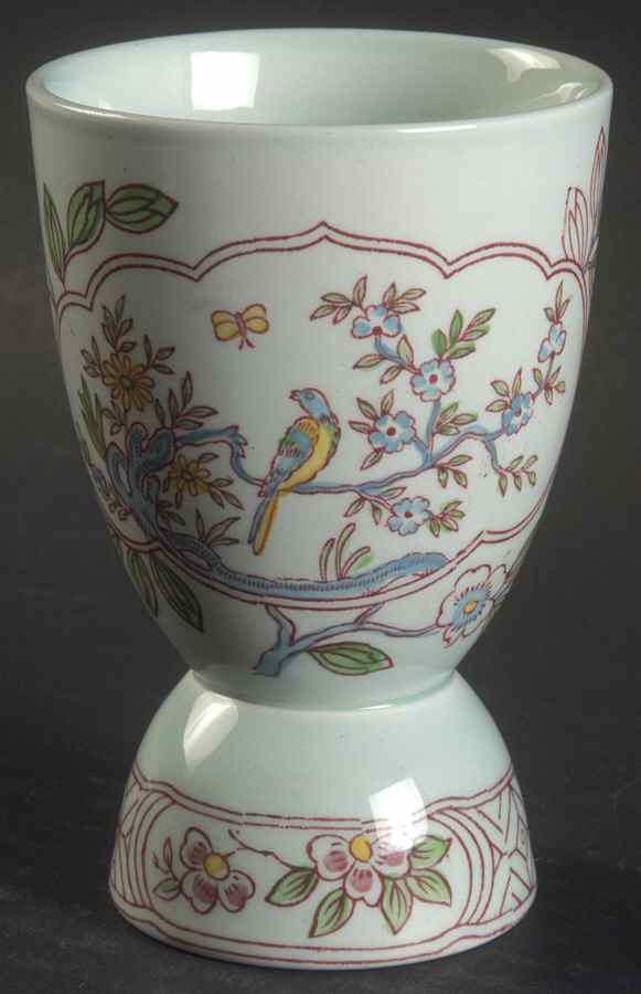 Singapore Bird (Newer Backstamp) Double Egg Cup by Adams China-1