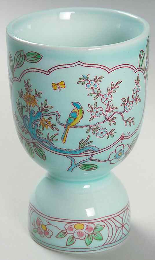 Singapore Bird (Newer Backstamp) Double Egg Cup by Adams China-1