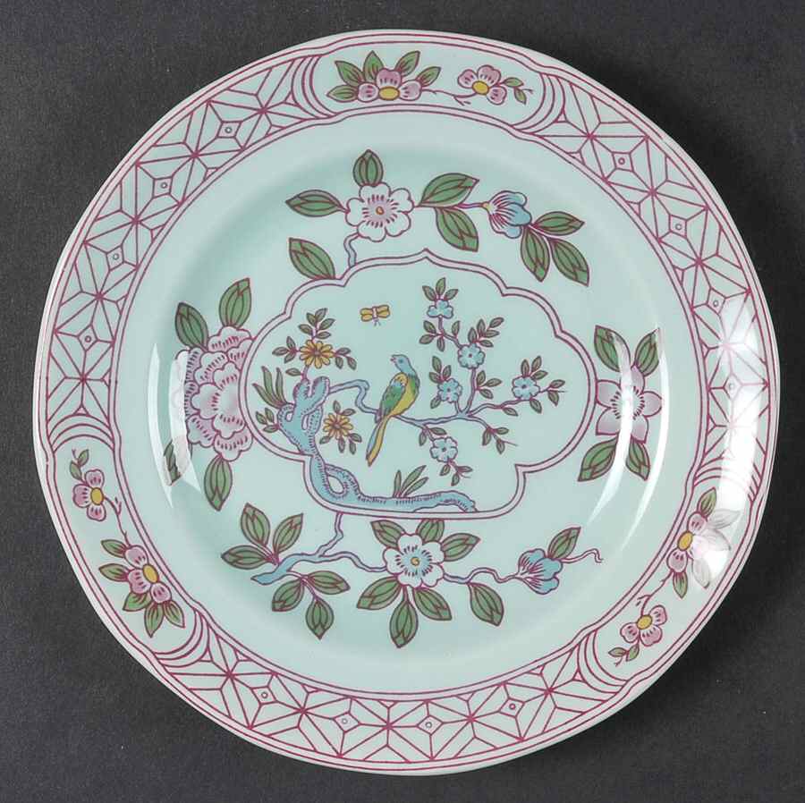 Singapore Bird (Newer Backstamp) Bread & Butter Plate by Adams China-1