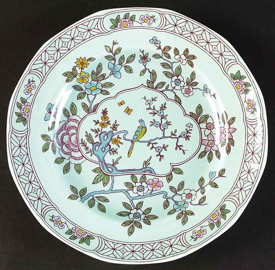 Singapore Bird (Newer Backstamp) Luncheon Plate by Adams China-1