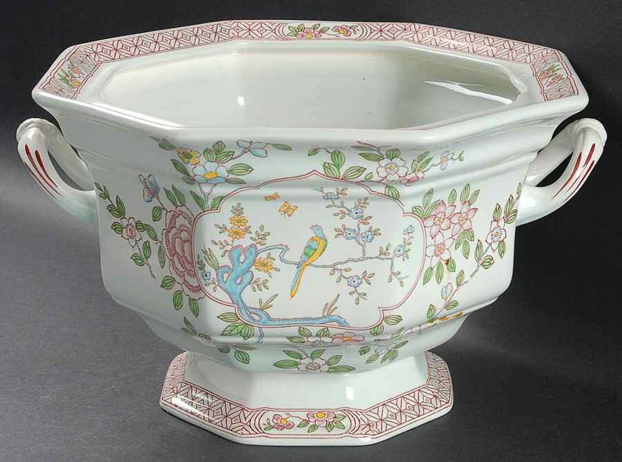 Singapore Bird (Newer Backstamp) Tureen No Lid by Adams China-1
