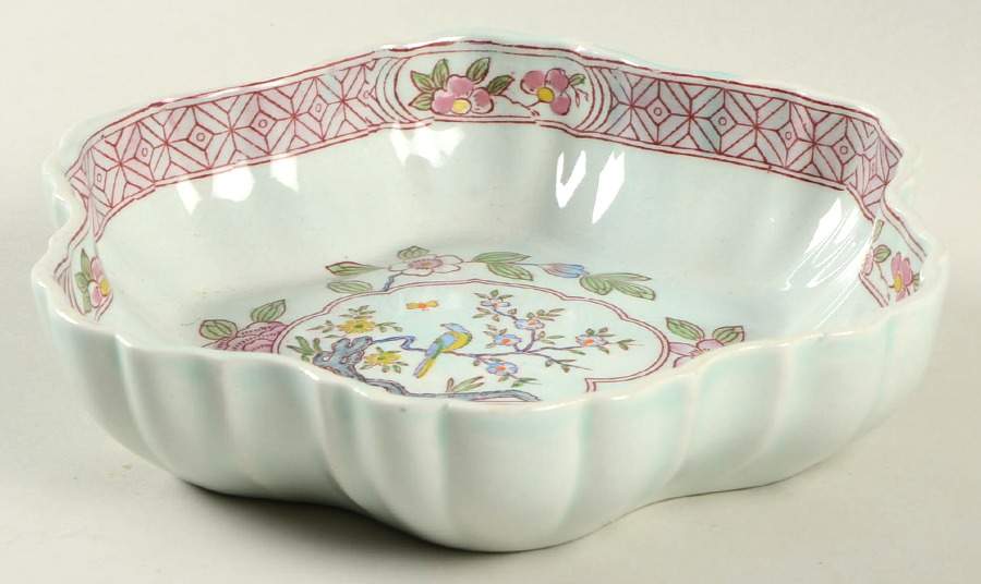 Singapore Bird (Older Backstamp) Small Melon Bowl by Adams China-1