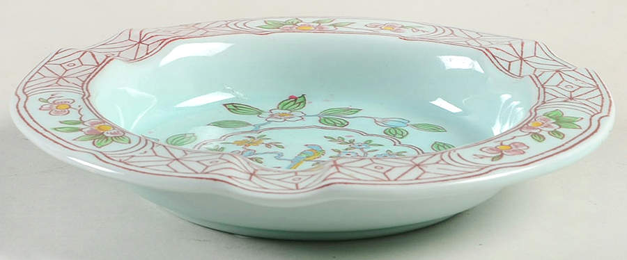 Singapore Bird (Older Backstamp) 5" Round Ashtray by Adams China-1