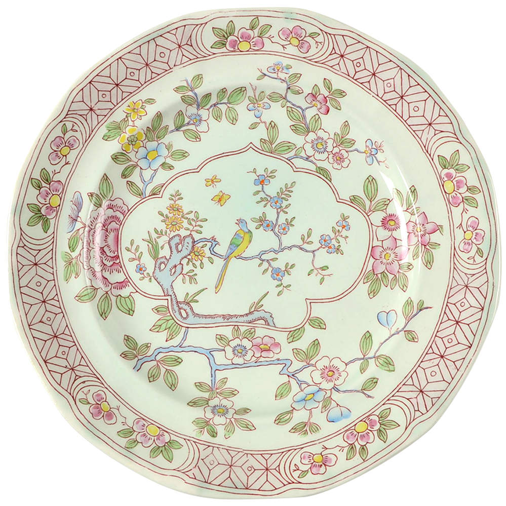 Singapore Bird (Older Backstamp) Dinner Plate by Adams China-1