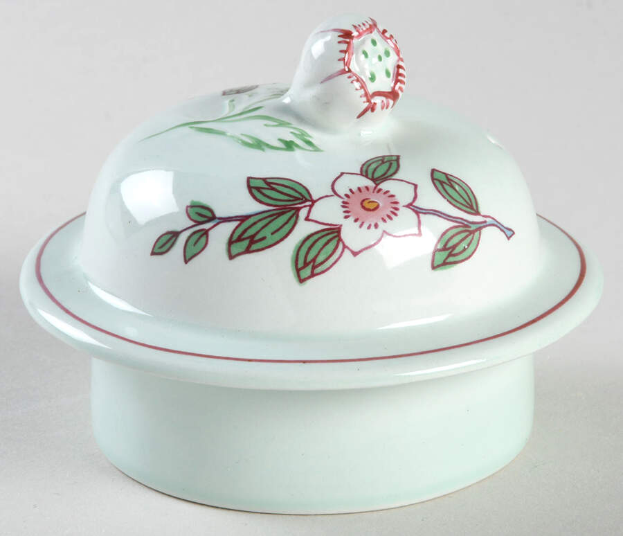 Singapore Bird (Older Backstamp) Lid for Teapot by Adams China-1