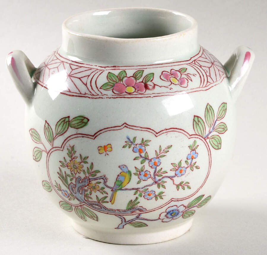 Singapore Bird (Older Backstamp) Sugar Bowl No Lid by Adams China-1