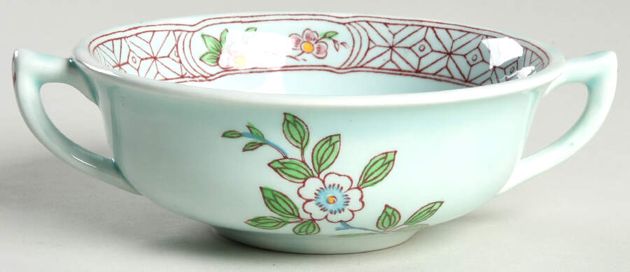Singapore Bird (Older Backstamp) Flat Cream Soup Bowl by Adams China-1